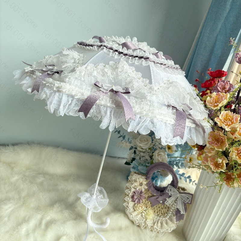 Photography Umbrella - Lolita Girl Heart Princess Purple and