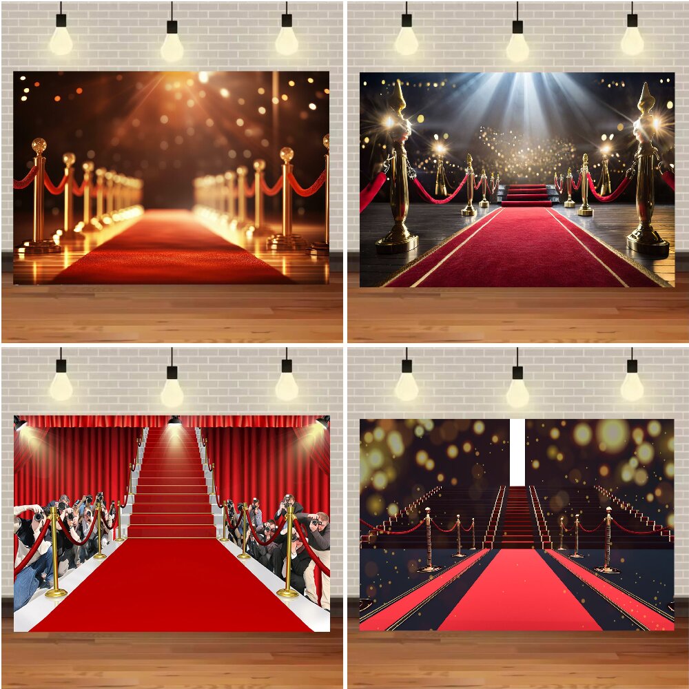 Photography Oscar - Red Carpet Hollywood Photography Backdrop Movie