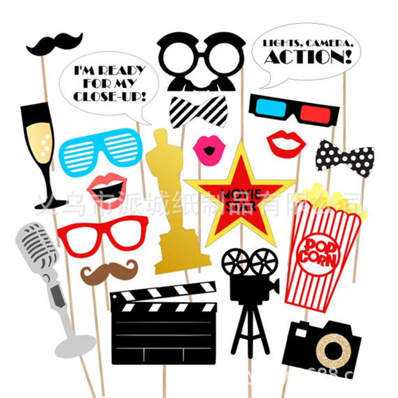 Photography Oscar - 1 Set/33pcs Creative Photo Props Useful
