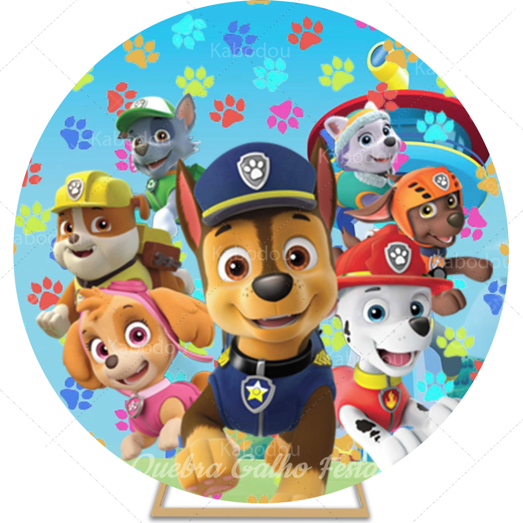 Paws Patrols Round Backdrop Bo - огляд і ціна Photography Triangle