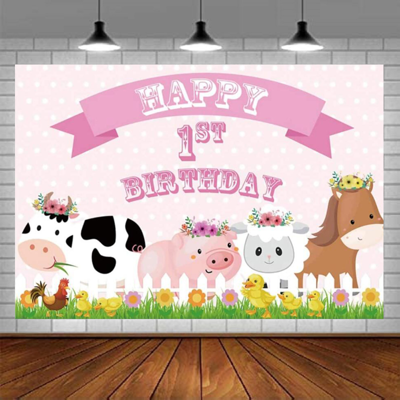 Happy 1st Birthday Background  - огляд і ціна Photography Zoo