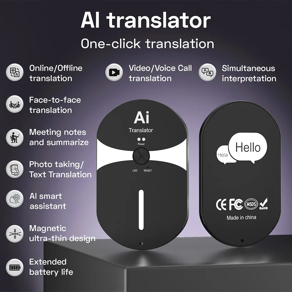 AI Language Translator Device  - огляд і ціна Photography Translate