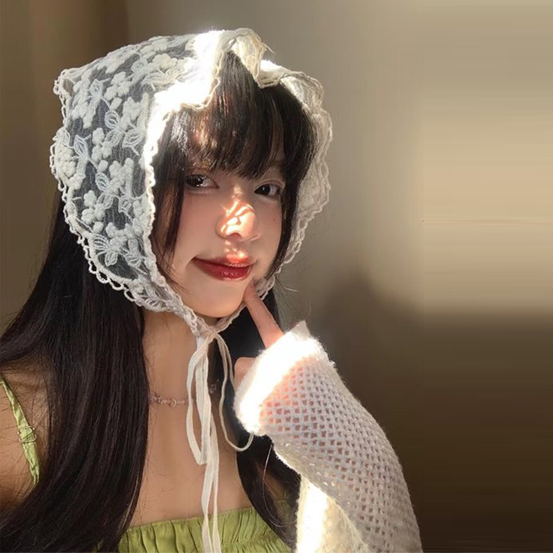 White Woven Floral Lace Hair S - огляд і ціна Photography Triangle