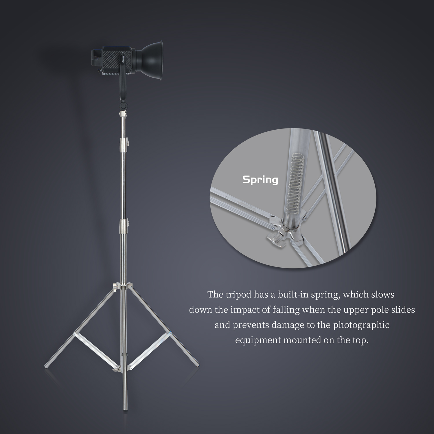 SH 2.8M Stainless Steel Light  - огляд і ціна Photography Basics