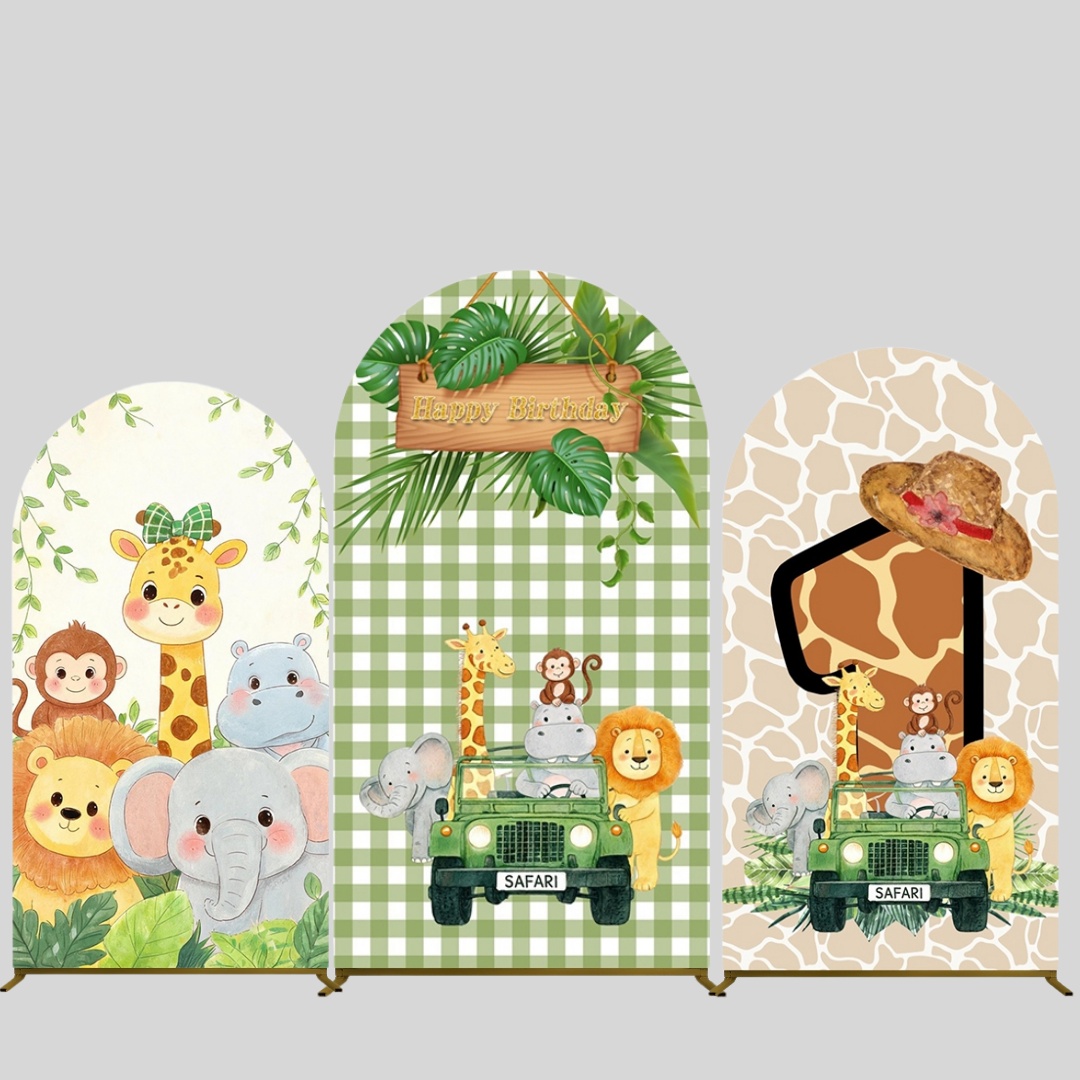Jungle Zoo Arch Background Cov - огляд і ціна Photography Zoo