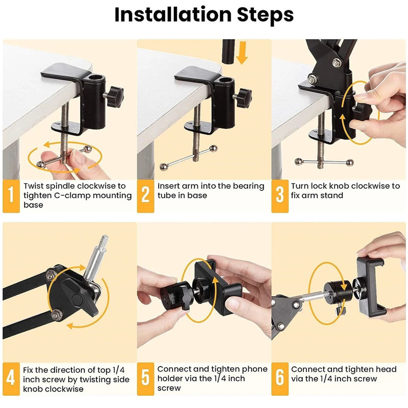 FGCLSY Flexible Arm Tripod For - огляд і ціна Photography Online