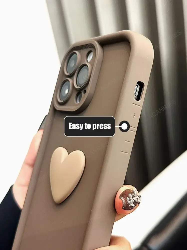 Cute 3D Love Heart Silicone Ca - огляд і ціна Photography Xiaomi 15 Ultra