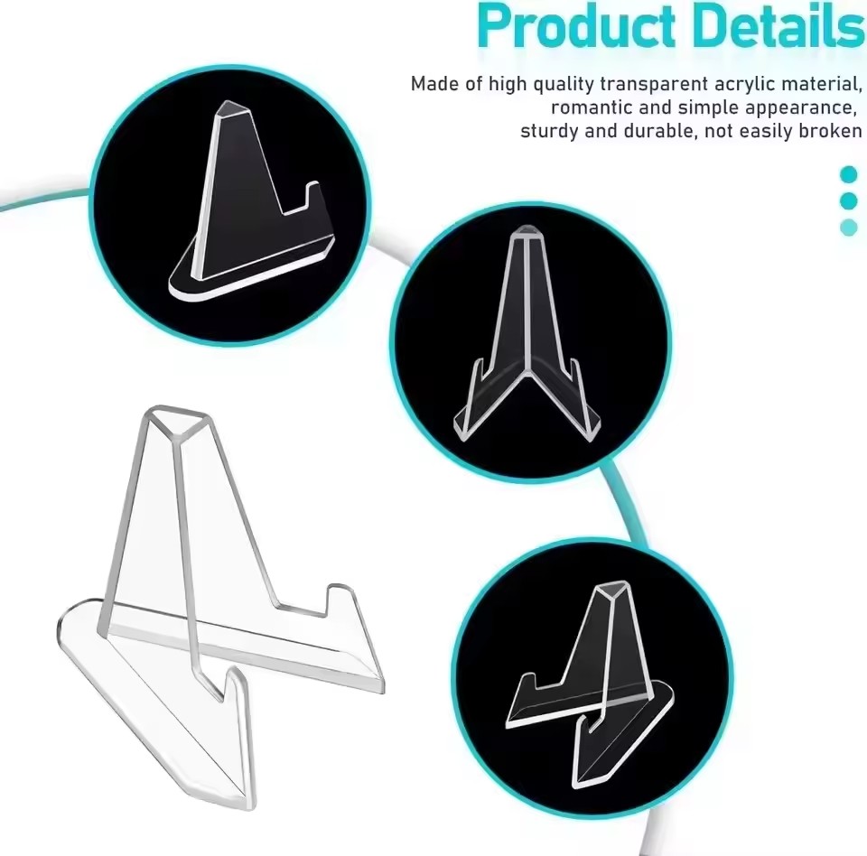30-1PCS Triangular Card Displa - огляд і ціна Photography Object