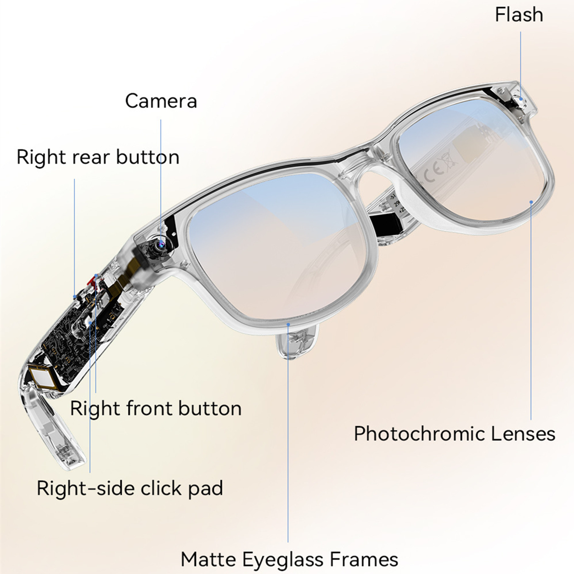 Smart Glasses AI Voice Photogr - огляд і ціна Photography Translate