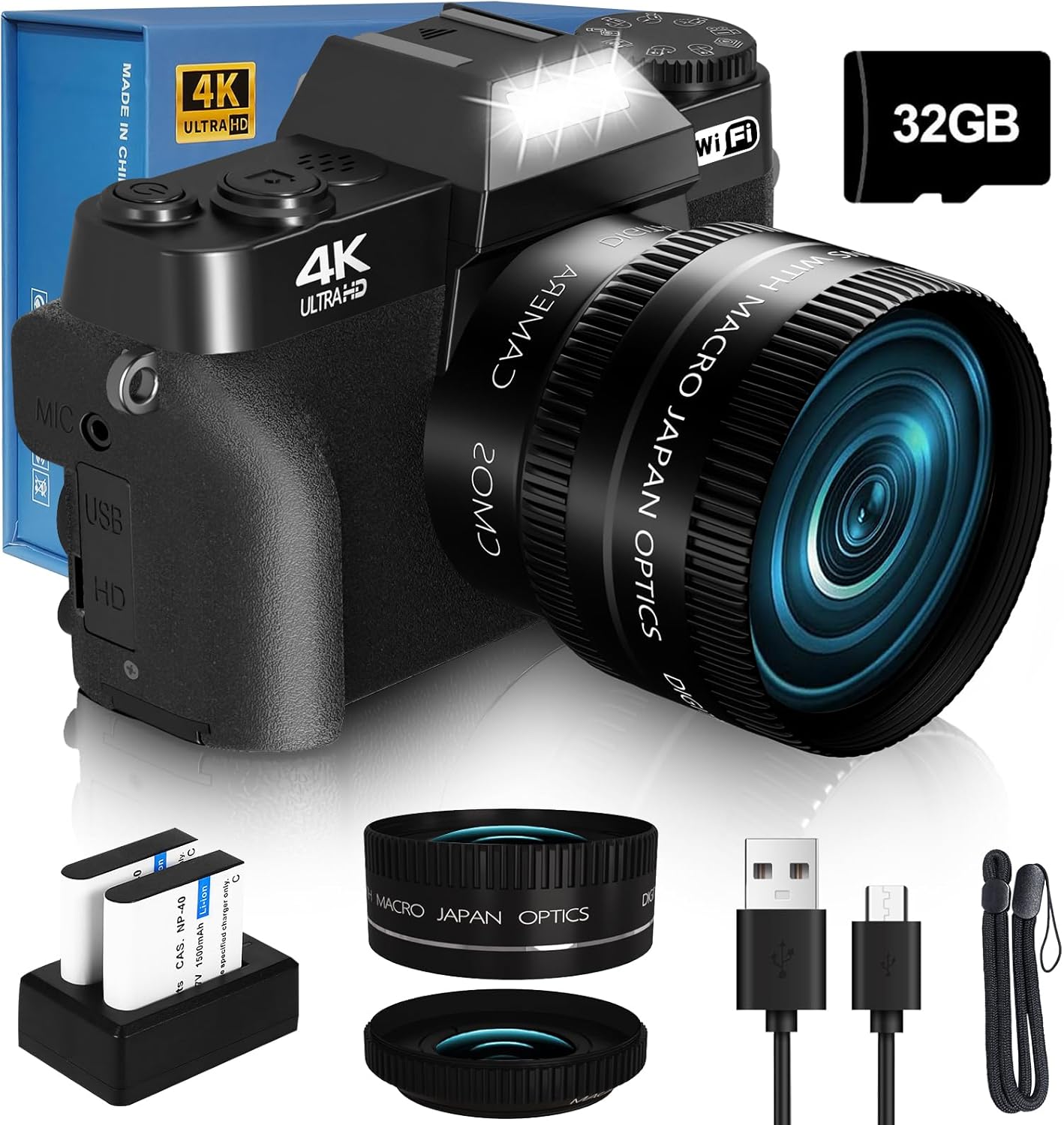 Digital Camera for Vlogging an - огляд і ціна Photography Camera