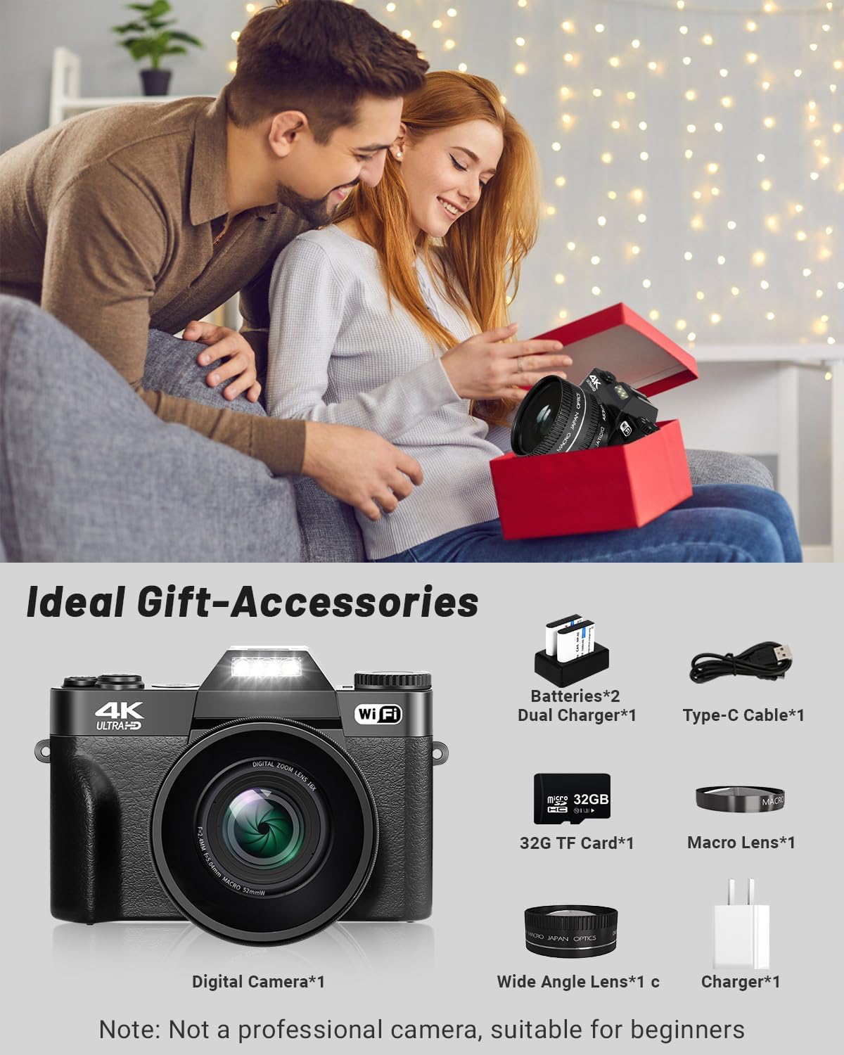 Digital Camera for Vlogging an - огляд і ціна Photography Camera