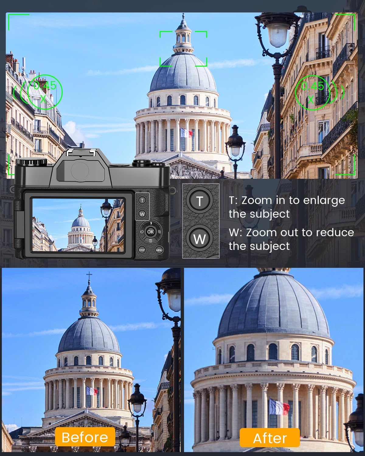 Digital Camera for Vlogging an - огляд і ціна Photography Camera