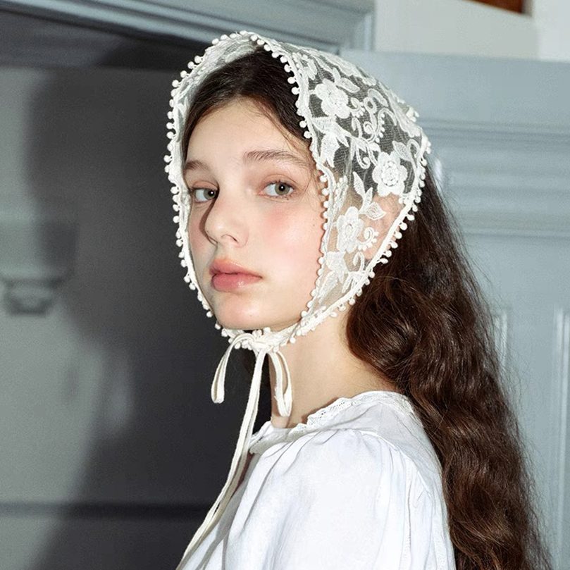 White Woven Floral Lace Hair S - огляд і ціна Photography Triangle