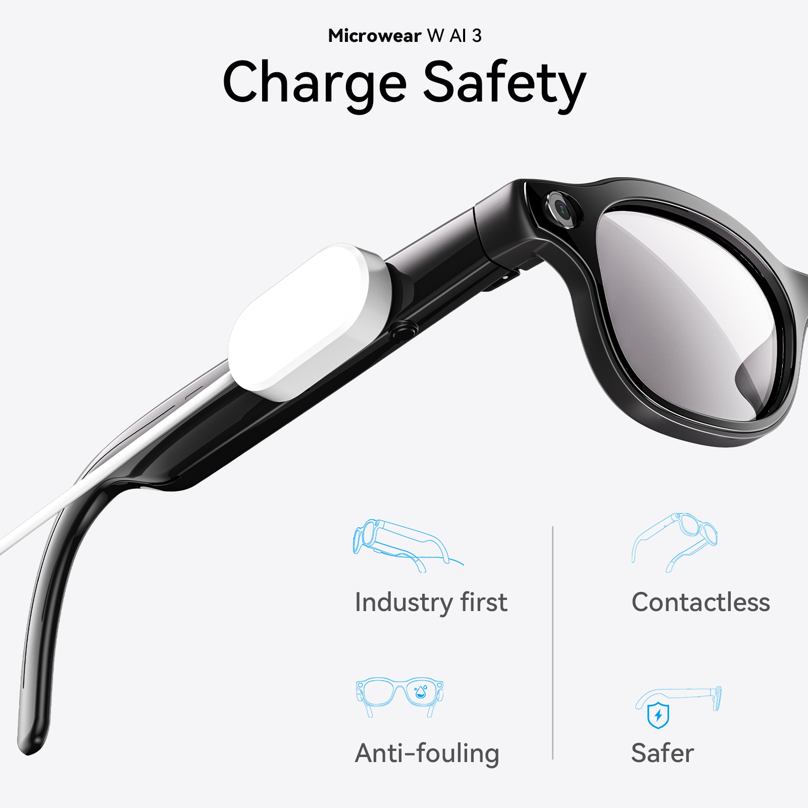Wireless Charging AI Glasses 1 - огляд і ціна Photography Translate