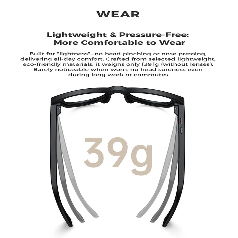 AI Smart Glasses M01 for Photo - огляд і ціна Photography Translate