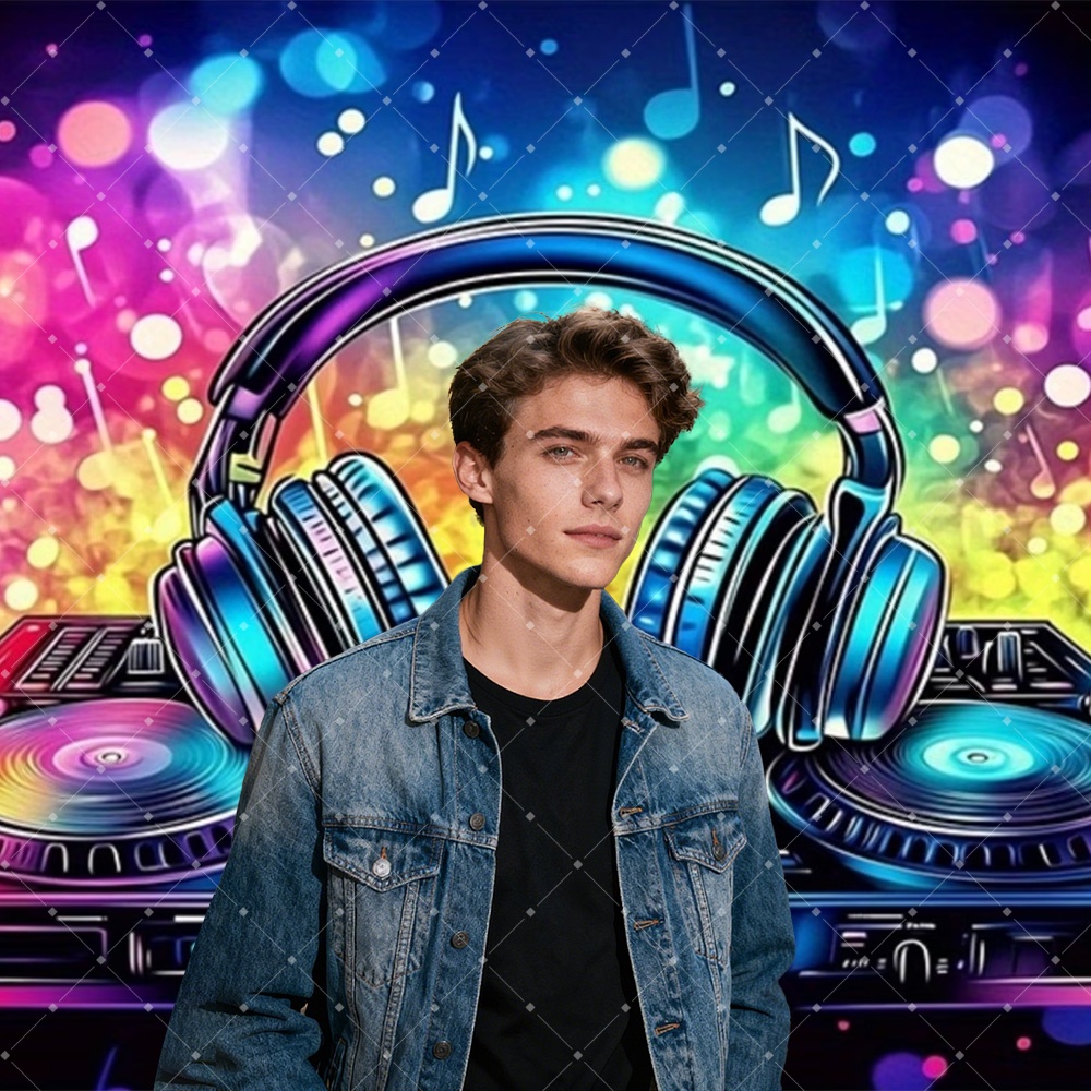 Hip Hop Music DJ Party Decorat - огляд і ціна Photography Treatment