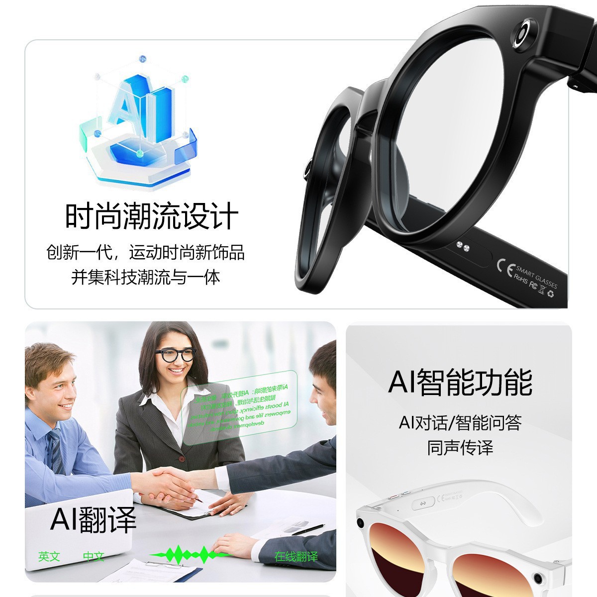 Glasses W611 Multifunctional V - огляд і ціна Photography Translate