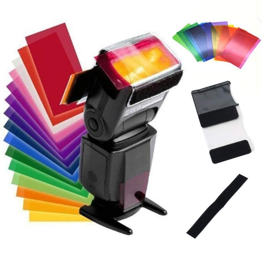 12 Colors Camera Flash Gels Li - огляд і ціна Photography Treatment