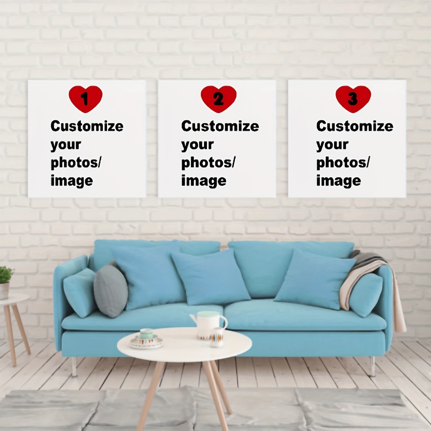 3pcs/set Custom Square Canvas  - огляд і ціна Photography Object