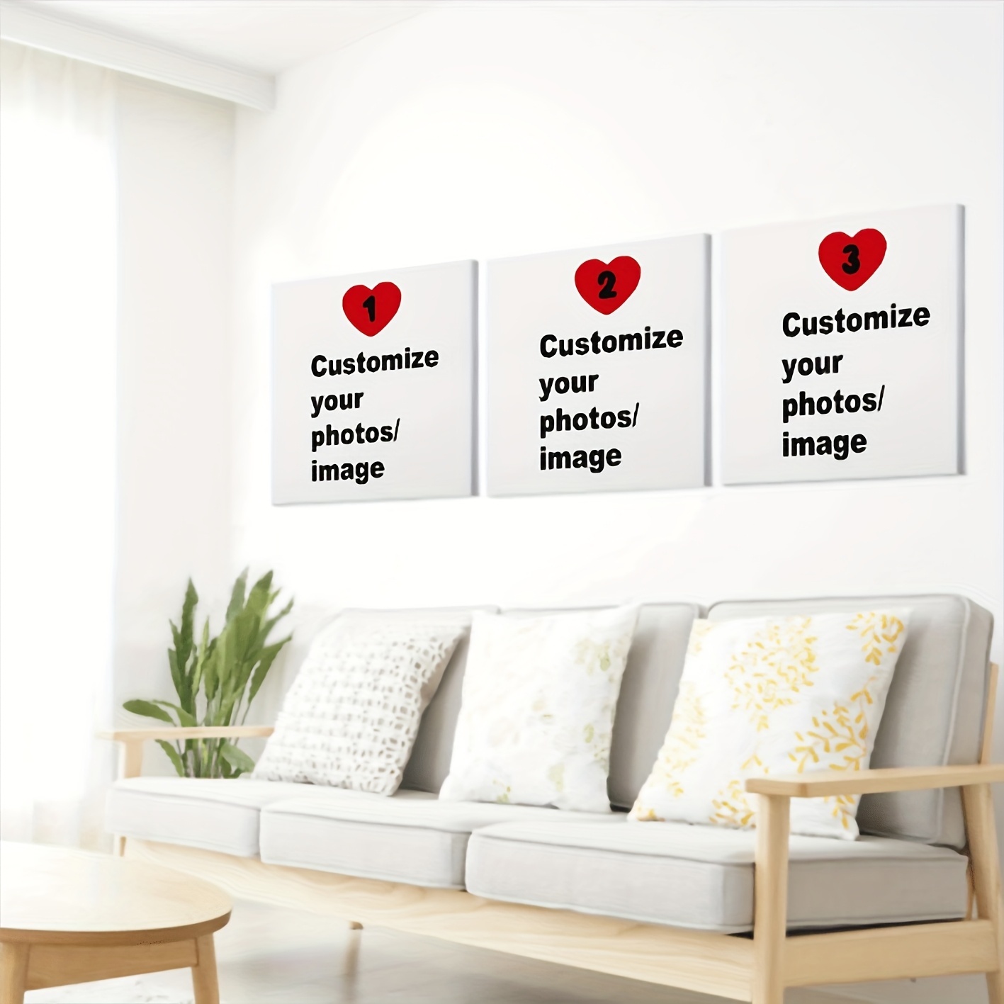 3pcs/set Custom Square Canvas  - огляд і ціна Photography Object