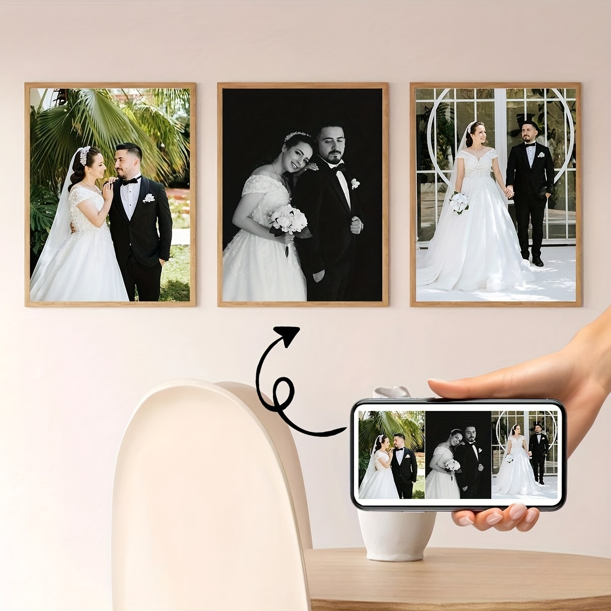 3pcs/set Custom Square Canvas  - огляд і ціна Photography Object