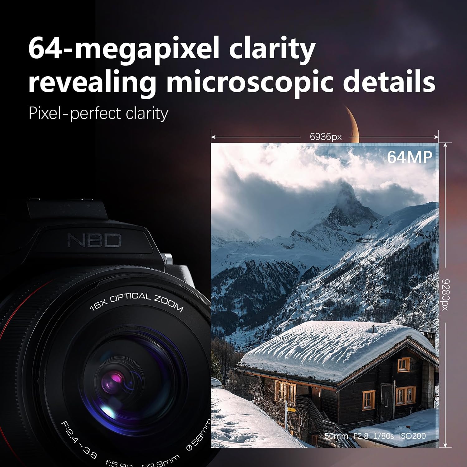 Professional 8K 64MP Photograp - огляд і ціна Photography Camera