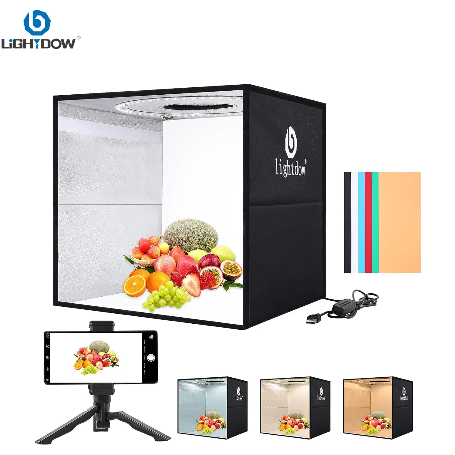 Lightdow Dimmable Photo Box LE - огляд і ціна Photography Treatment
