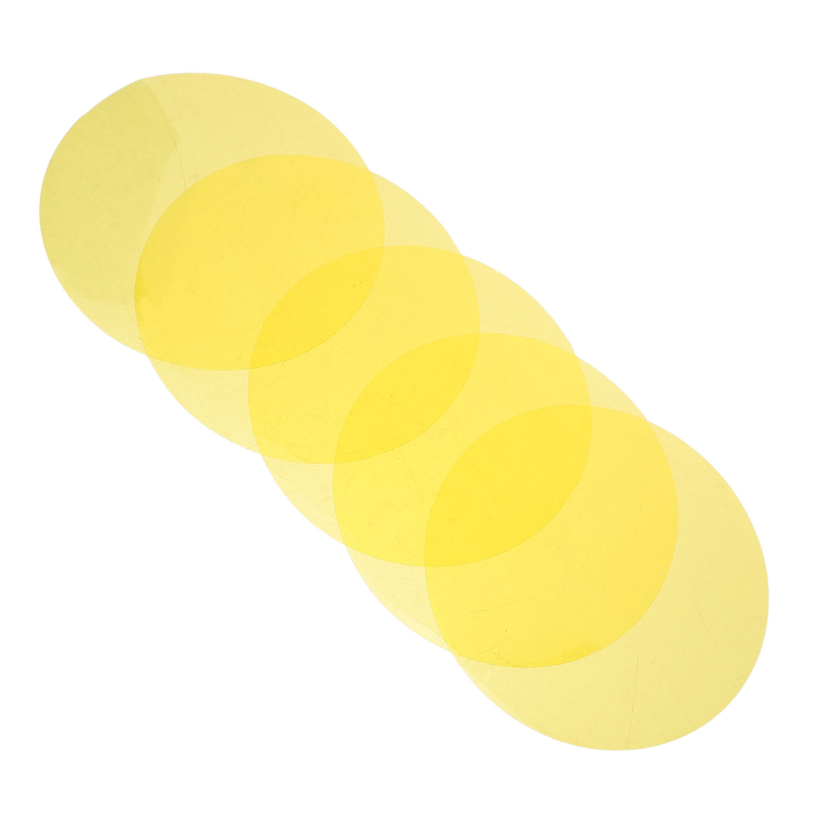 5Pcs Color Gel Sheets Yellow P - огляд і ціна Photography Yellow Filter