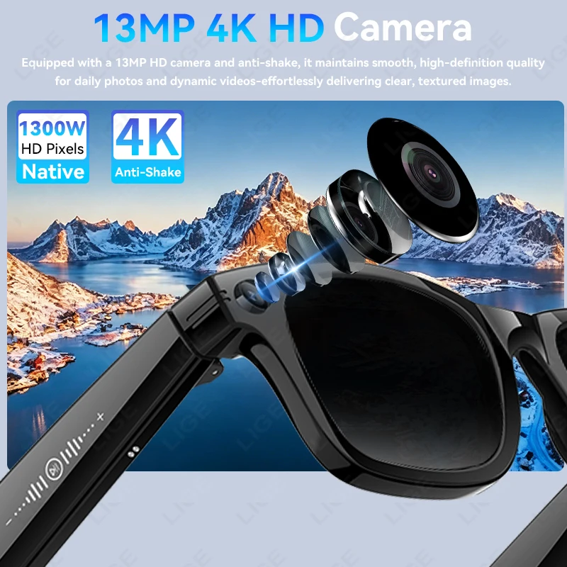 13MP HD Camera Smart Glasses A - огляд і ціна Photography Translate