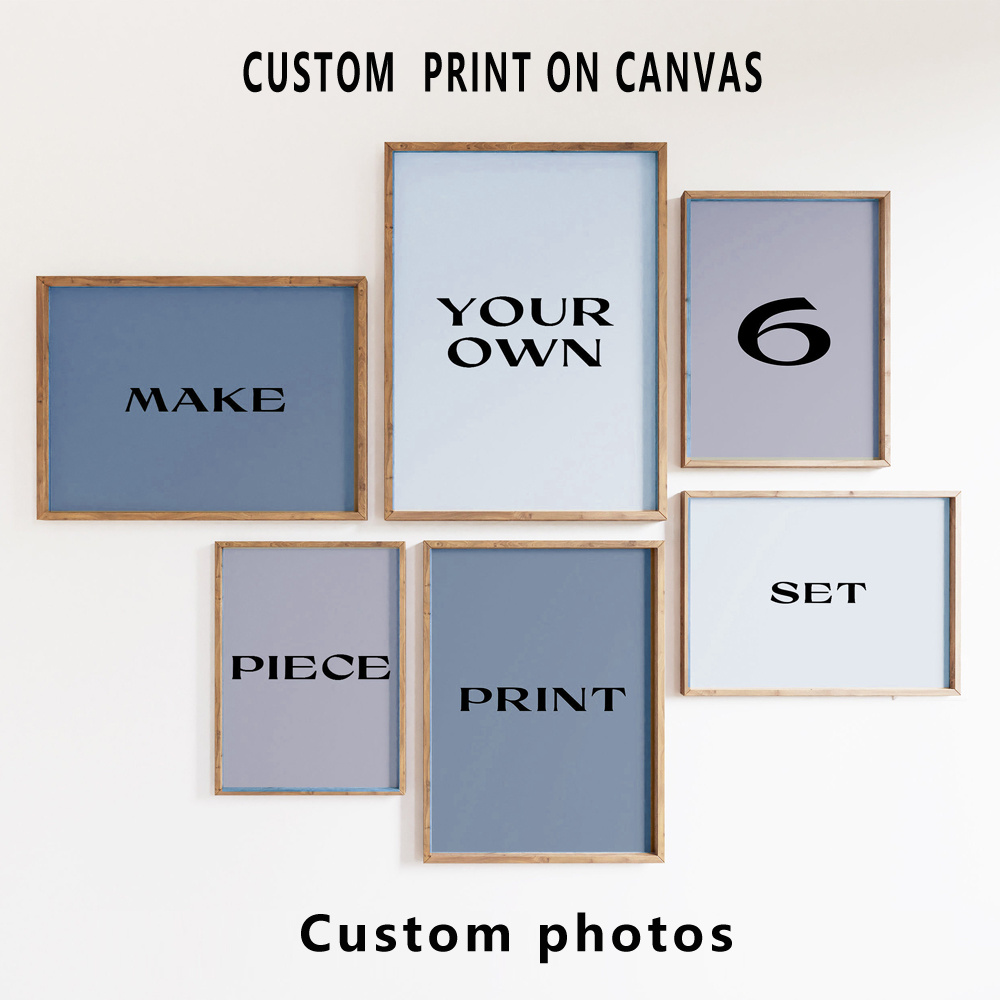 6pcs/set Custom Canvas Prints  - огляд і ціна Photography Object