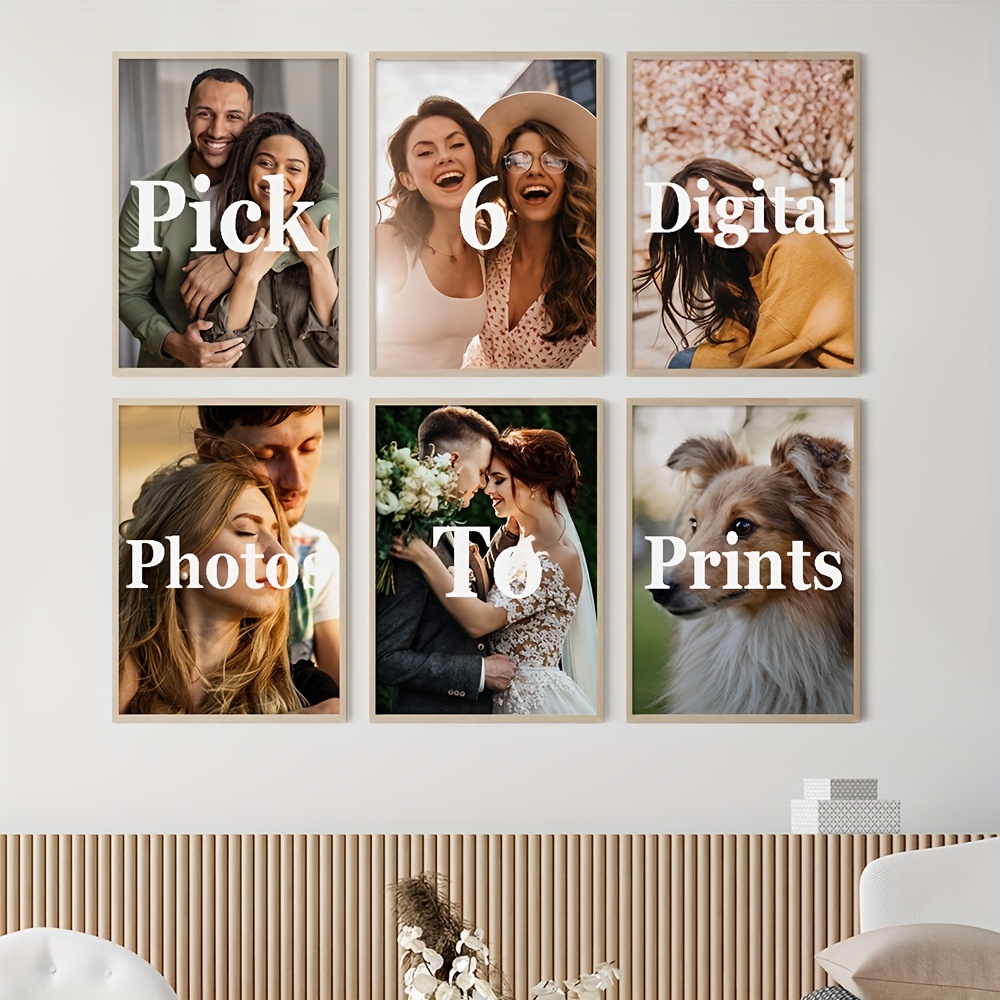 6pcs/set Custom Canvas Prints  - огляд і ціна Photography Object