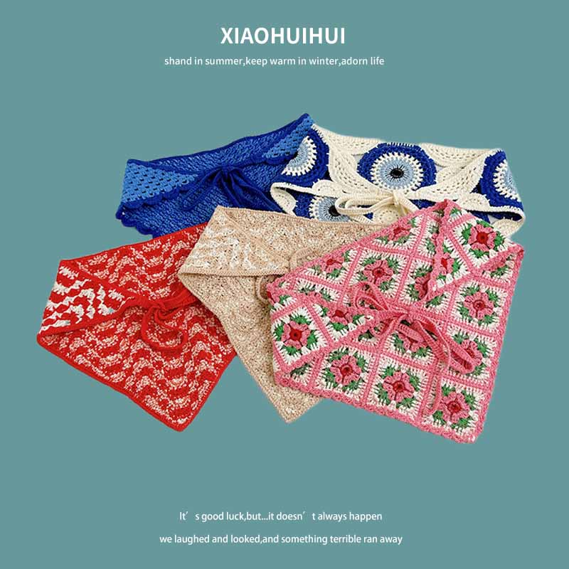French Ins Knitted Lace Triang - огляд і ціна Photography Triangle