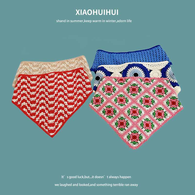 French Ins Knitted Lace Triang - огляд і ціна Photography Triangle
