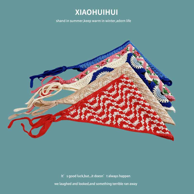 French Ins Knitted Lace Triang - огляд і ціна Photography Triangle